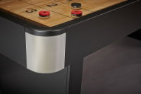 Delray 12ft Shuffleboard - Matte Black - 2 Piece