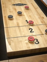 Parsons 14ft Shuffleboard - Natural Dry Oak 2 Piece