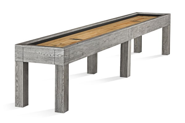 SANIBEL 12' SHUFFLEBOARD RUSTIC GREY (2 PIECE)