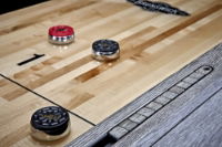 SANIBEL 12' SHUFFLEBOARD RUSTIC GREY (2 PIECE)