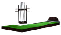 The Ross - Indoor Putting Green 2ft x 8ft - Espresso RRP