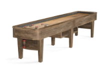 Andover 14ft Shuffleboard - Rustic Dark Brown - 2 Piece RRP