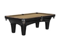 Glenwood 8ft Table - Two Tone Black/Coffee - Tapered Leg RRP