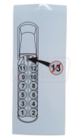 Maximum Balls On Ball Rack Sticker - Safety