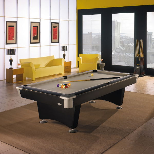 Black Wolf 8ft Table - Pocket - Matte Black