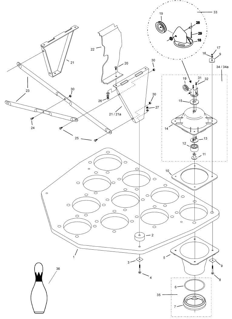 Setting Platform Assy