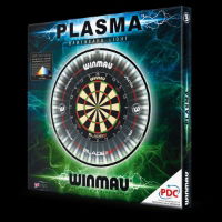 Winmau Plasma Dartboard Surround Light & Black Surround Bundle