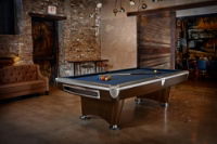 Gold Crown VI 9ft Table - Two Tone Skyline Walnut & Espresso - Gully